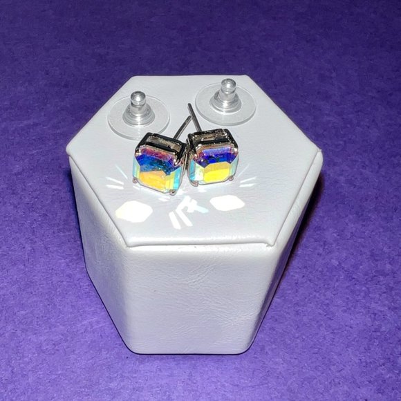 Imperial AB Crystal Studs by Origami Owl NIB - Picture 2 of 8